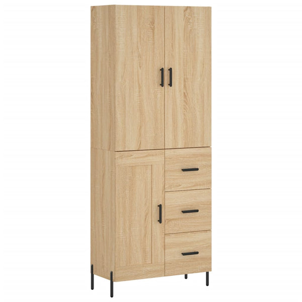 Kaappi Sonoma tammi 69,5x34x180 cm tekninen puu