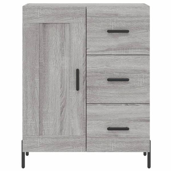 Kaappi harmaa Sonoma 69,5x34x180 cm tekninen puu