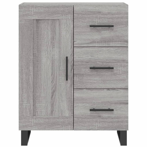 Kaappi harmaa Sonoma 69,5x34x180 cm tekninen puu