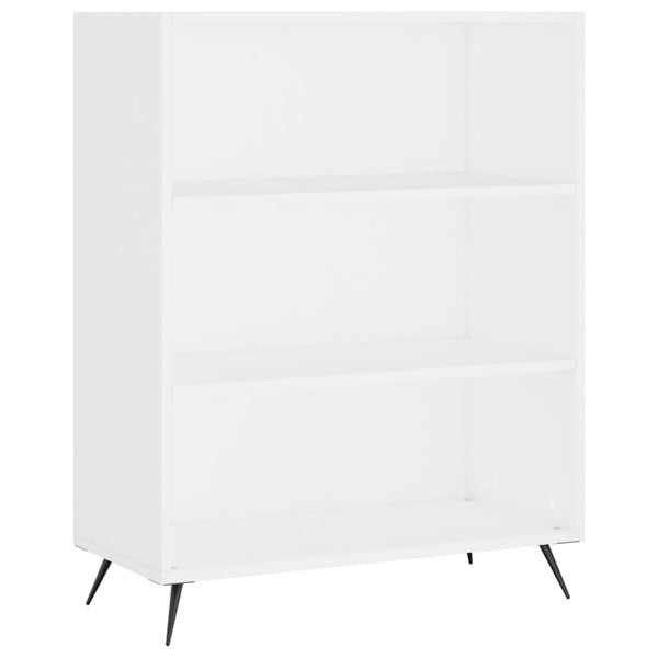Kaappi valkoinen 69,5x34x180 cm tekninen puu