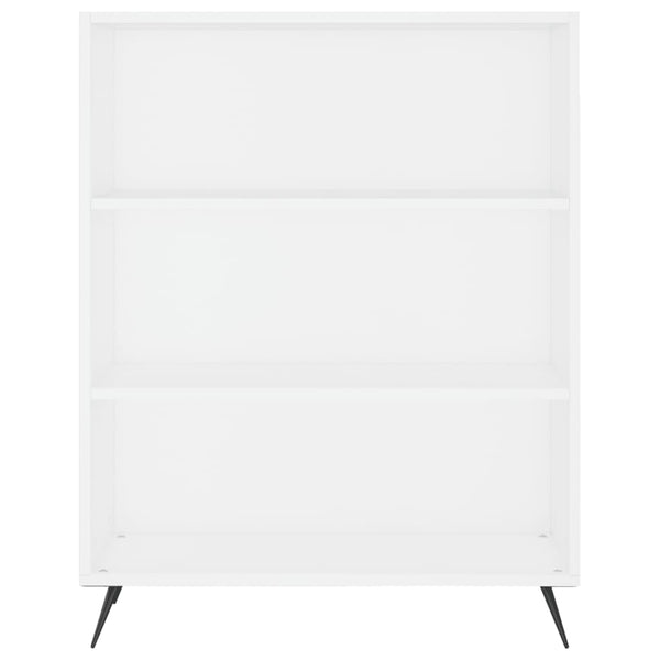 Kaappi valkoinen 69,5x34x180 cm tekninen puu