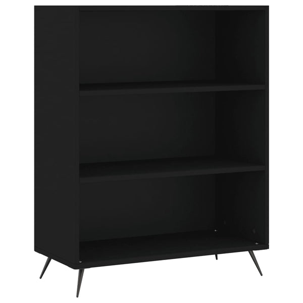 Kaappi musta 69,5x34x180 cm tekninen puu