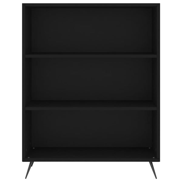 Kaappi musta 69,5x34x180 cm tekninen puu