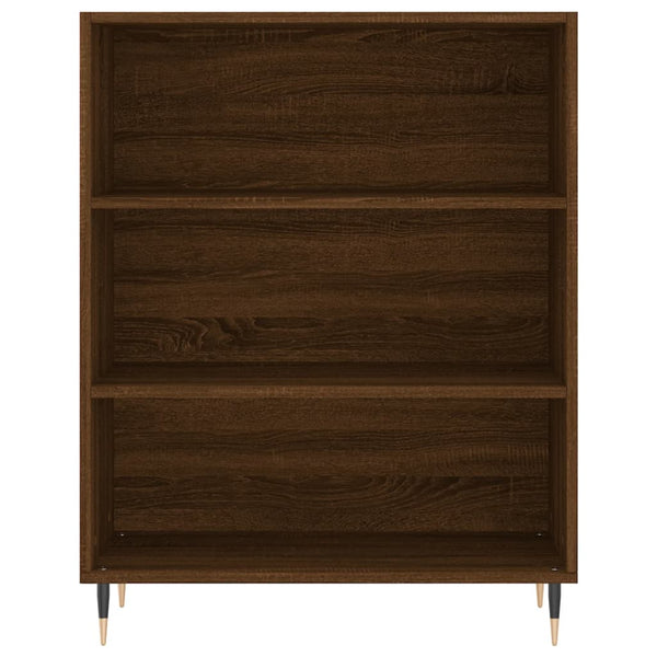Kaappi ruskea tammi 69,5x34x180 cm tekninen puu