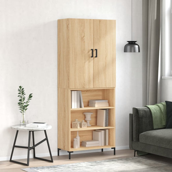 Kaappi Sonoma tammi 69,5x34x180 cm tekninen puu