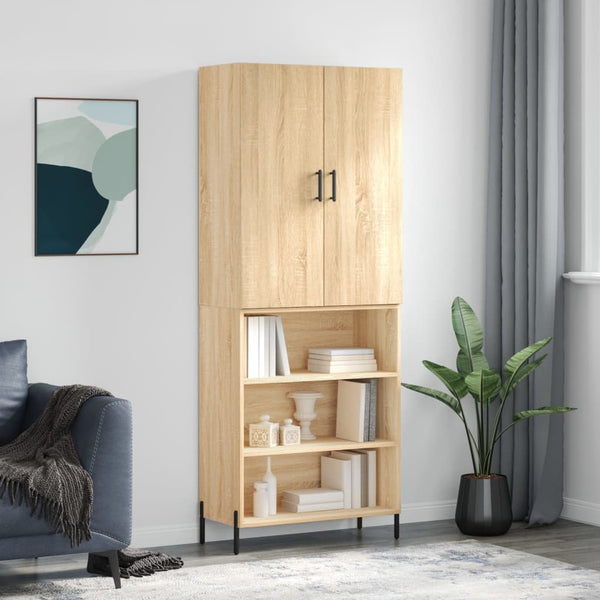 Kaappi Sonoma tammi 69,5x34x180 cm tekninen puu