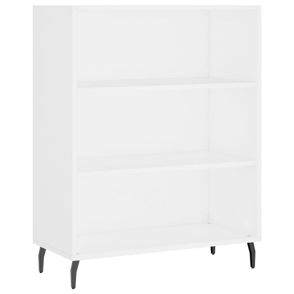 Kaappi valkoinen 69,5x34x180 cm tekninen puu