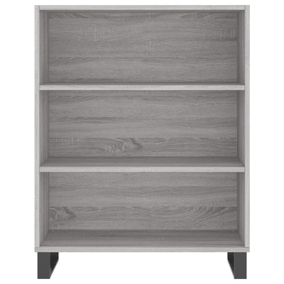 Kaappi harmaa Sonoma 69,5x34x180 cm tekninen puu