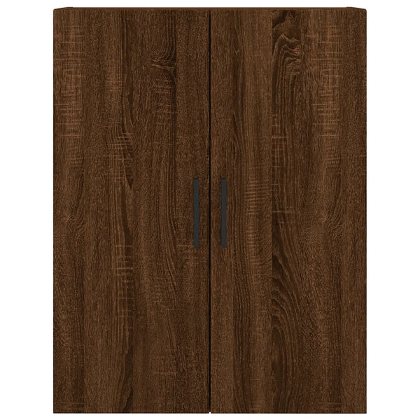 Kaappi ruskea tammi 69,5x34x180 cm tekninen puu