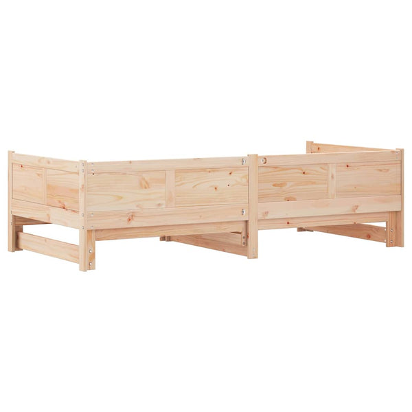 Vedettävä päiväsänky Ruskea 203,5 x 184 x 56,5 cm
