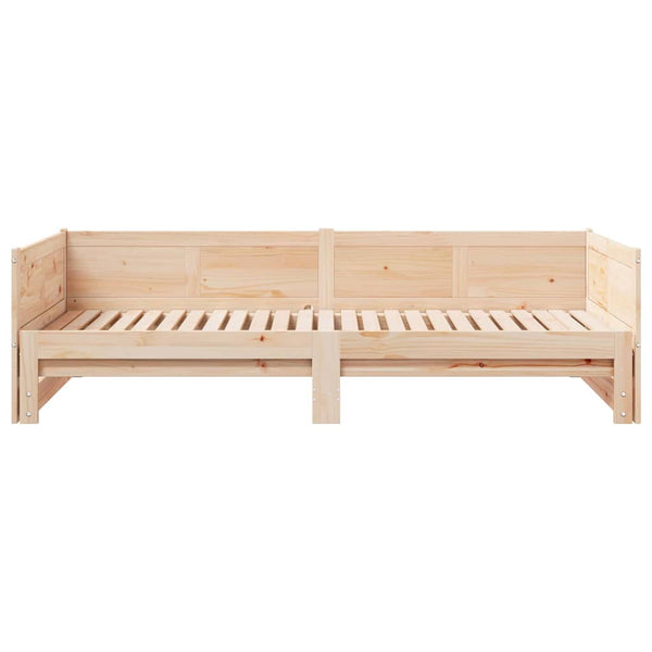 Vedettävä päiväsänky Ruskea 203,5 x 184 x 56,5 cm