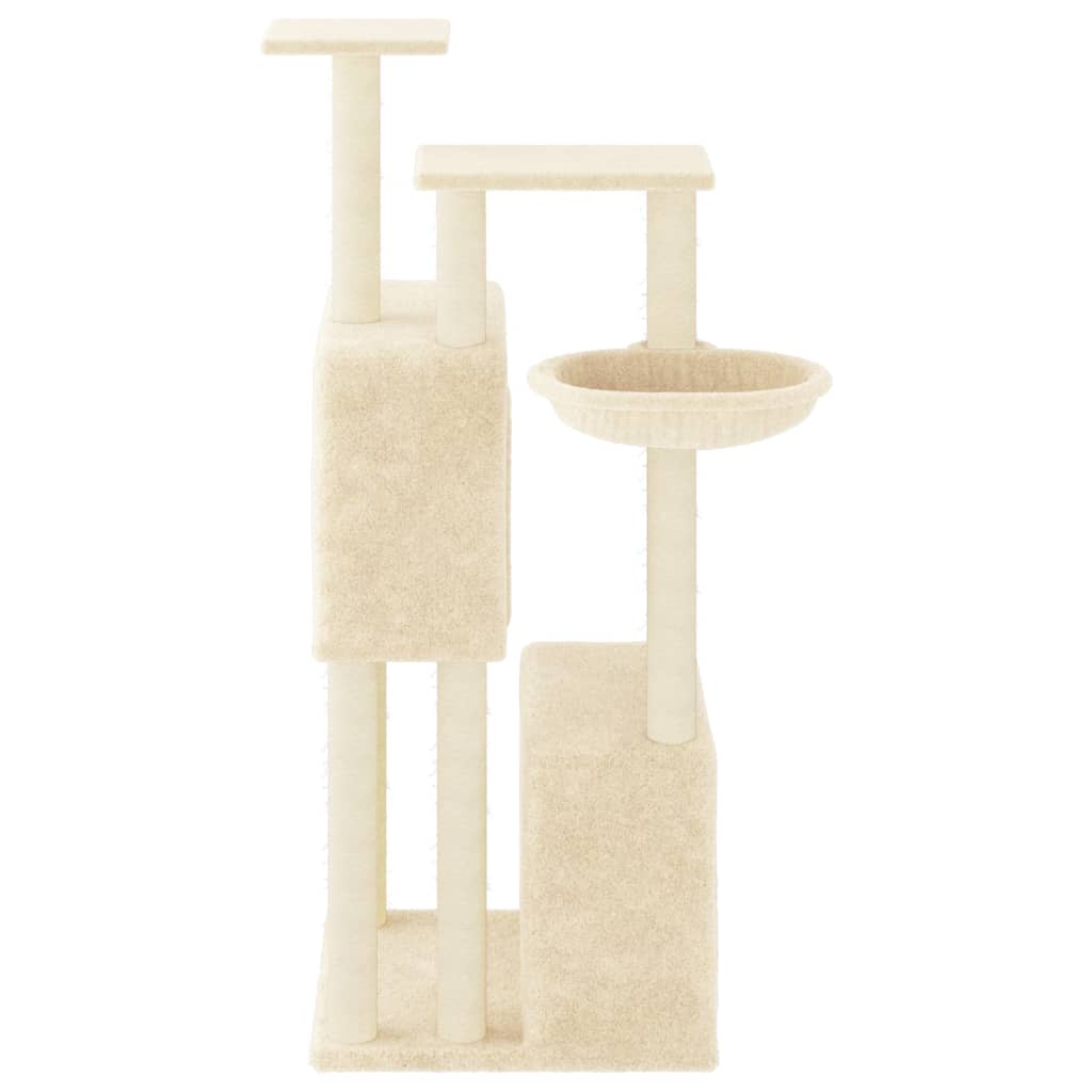 Kerma kissan kiipeilypuu sisal- raapimispylväillä Damascan 122cm