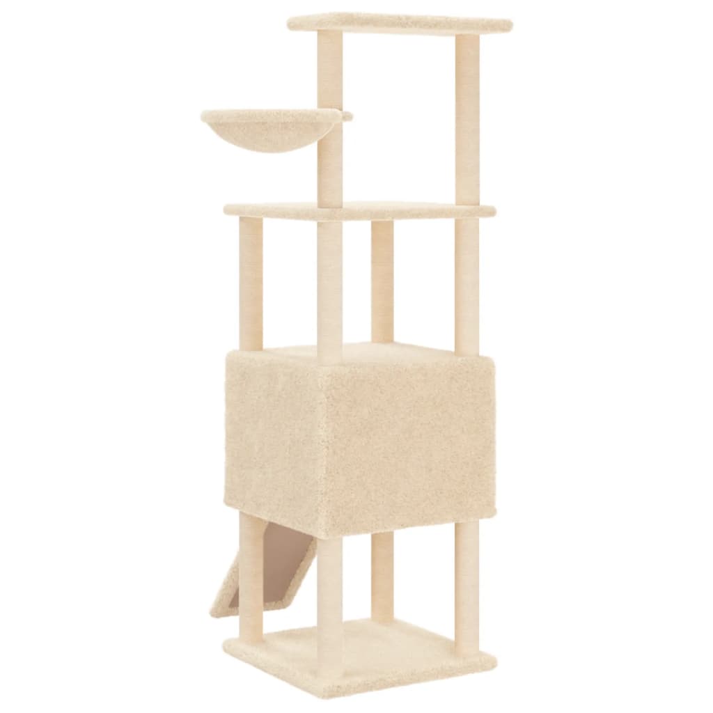 Kerma kissan kiipeilypuu sisal- raapimispylväillä Dimitri 153cm