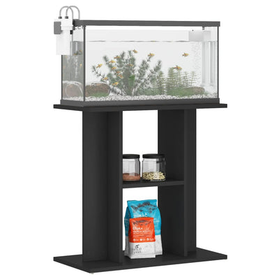 Akvaarioteline musta 60x30x60 cm tekninen puu