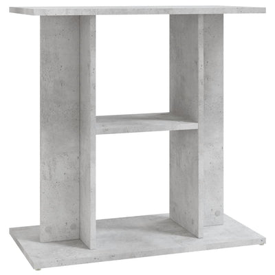 Akvaarioteline betoninharmaa 60x30x60 cm tekninen puu