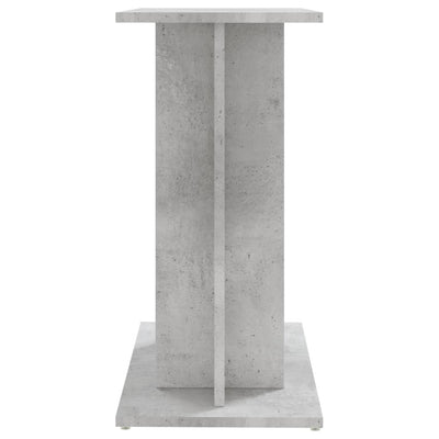 Akvaarioteline betoninharmaa 60x30x60 cm tekninen puu