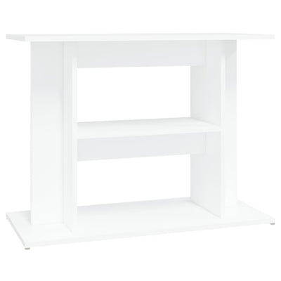 Akvaarioteline valkoinen 80x35x60 cm tekninen puu