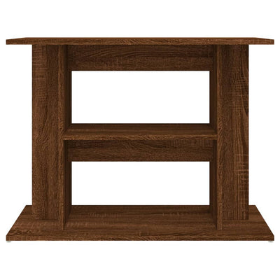 Akvaarioteline ruskea tammi 80x35x60 cm tekninen puu