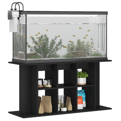 Akvaarioteline musta 120x40x60 cm tekninen puu