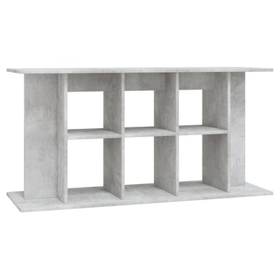 Betoninharmaa akvaarioteline Millie 120x40x60cm (puinen)