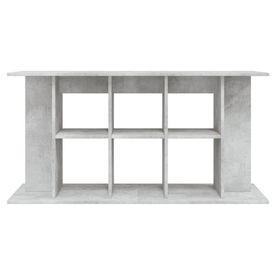 Betoninharmaa akvaarioteline Millie 120x40x60cm (puinen)