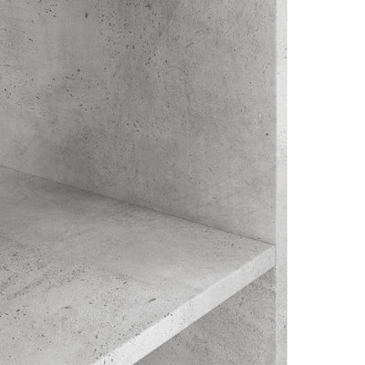 Akvaarioteline betoninharmaa 120x40x60 cm tekninen puu