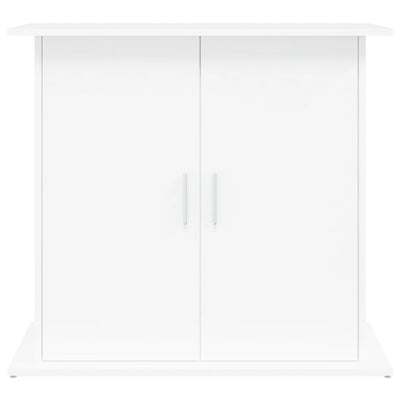 Akvaarioteline valkoinen 81x36x73 cm tekninen puu