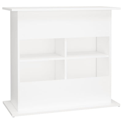 Akvaarioteline valkoinen 81x36x73 cm tekninen puu