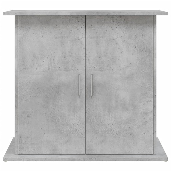 Akvaarioteline betoniharmaa 81x36x73 cm tekopuu