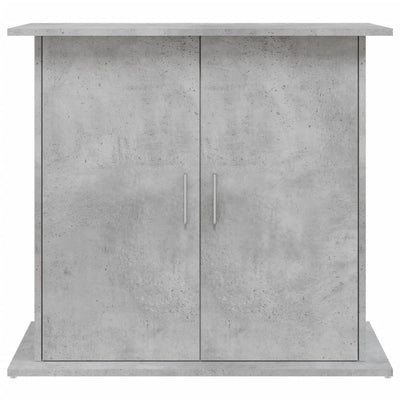 Akvaarioteline betoninharmaa 81x36x73 cm tekninen puu