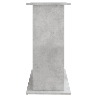 Akvaarioteline betoninharmaa 81x36x73 cm tekninen puu