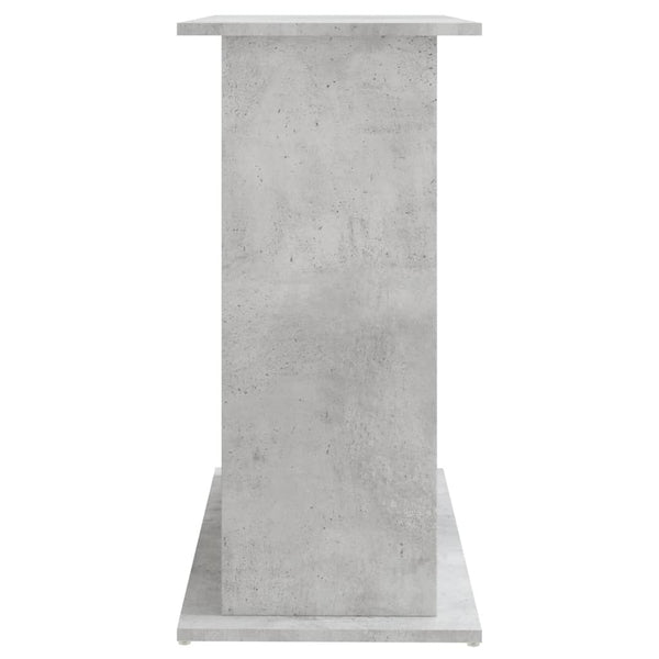 Akvaarioteline betoniharmaa 81x36x73 cm tekopuu