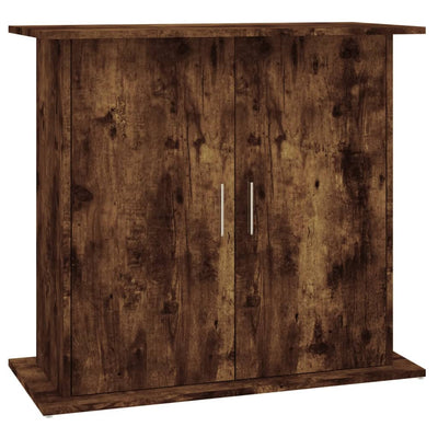 Akvaarioteline savutammi 81x36x73 cm tekninen puu