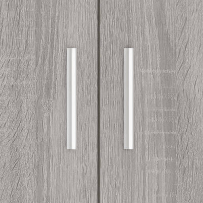Akvaarioteline harmaa Sonoma 81x36x73 cm tekninen puu