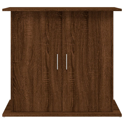 Akvaarioteline ruskea tammi 81x36x73 cm tekninen puu