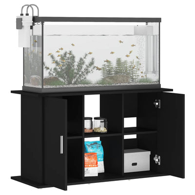 Akvaarioteline musta 101x41x58 cm tekninen puu