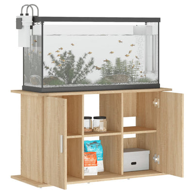 Akvaarioteline Sonoma-tammi 101x41x58 cm tekninen puu