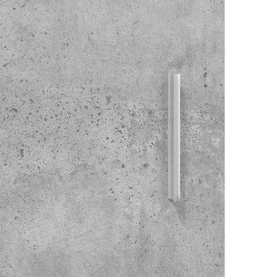 Betoninharmaa akvaarioteline Omurbec 121x41x58cm (puinen)