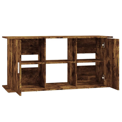 Akvaarioteline savutammi 121x41x58 cm tekninen puu