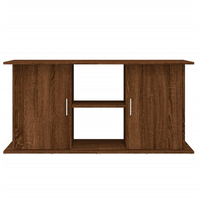 Akvaarioteline ruskea tammi 121x41x58 cm tekninen puu