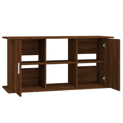 Akvaarioteline ruskea tammi 121x41x58 cm tekninen puu