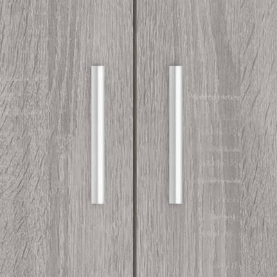 Akvaarioteline harmaa Sonoma 81x36x73 cm tekninen puu