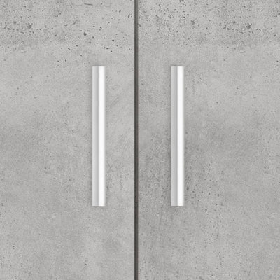 Akvaarioteline betoninharmaa 101x41x58 cm tekninen puu