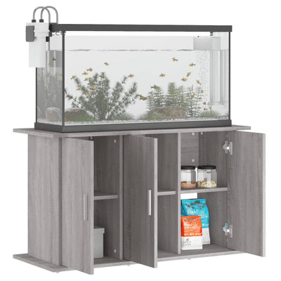 Akvaarioteline harmaa Sonoma 101x41x58 cm tekninen puu