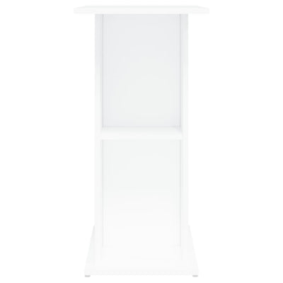 Akvaarioteline valkoinen 75x36x72,5 cm tekninen puu