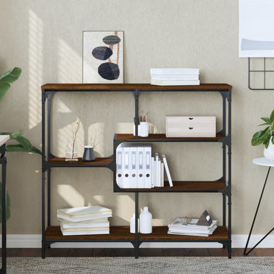 Ruskea konsolipöytä Dionita 103x32x95cm (puinen)