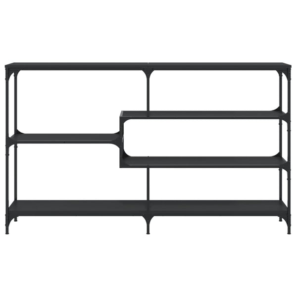 Konsolipöytä musta 160x32x95 cm tekninen puu