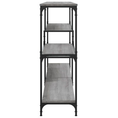 Harmaa konsolipöytä Dionita 160x32x95cm (puinen)