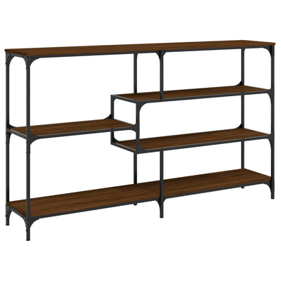 Ruskea konsolipöytä Dionita 160x32x95cm (puinen)