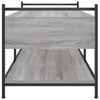 Sohvapöytä harmaa Sonoma 99x50x50 cm tekninen puu